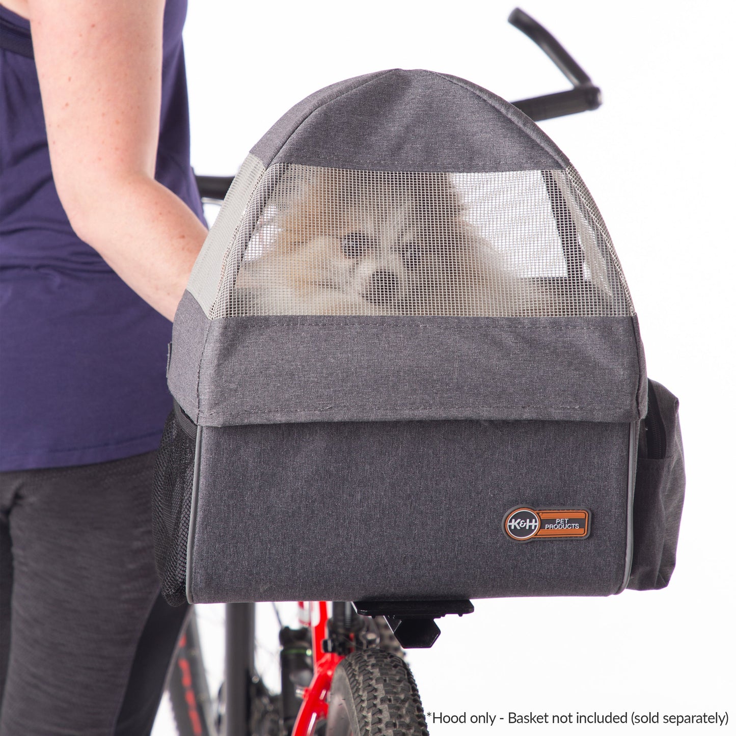 Artsuppl Bike Basket Hood for Pet